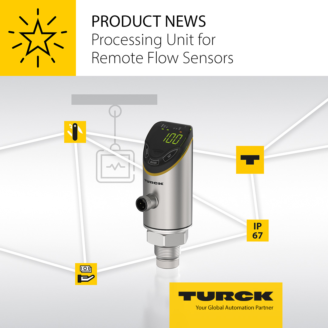 turck's tweet image. #Turck's FS121 is the only #IOLink processing unit for remote #FlowSensors with plain text display & IP67 protection. The flexible use of different measuring probes enables it to cover a broad range of applications & thus allows considerable cost savings: spkl.io/6016fz2Qk