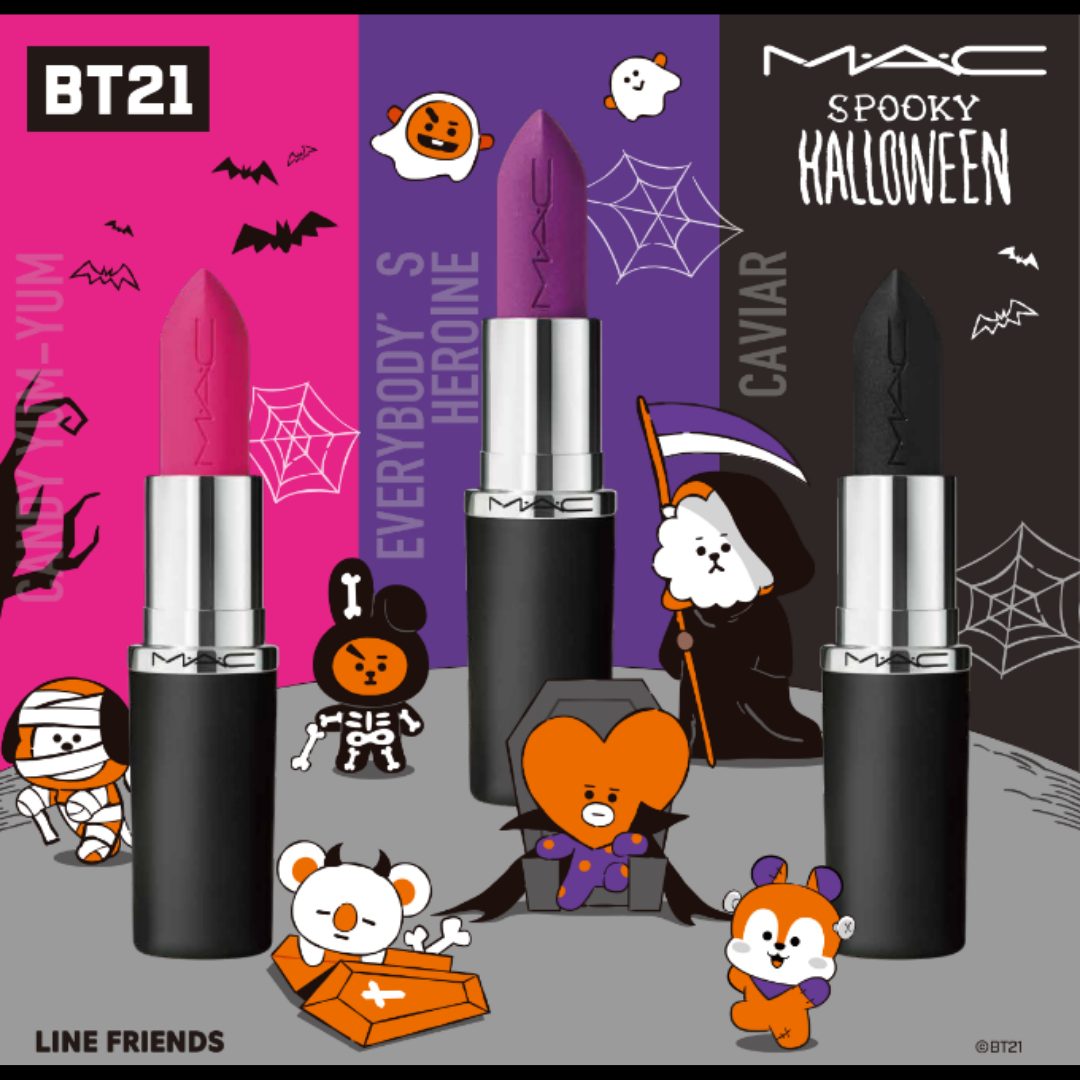 本日新発売／ BT21とM·A·Cがハロウィンシーズンを盛り上げる