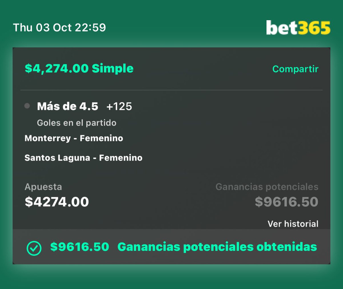 cesarionish's tweet image. Gracias ⁦@cobra2VIP⁩