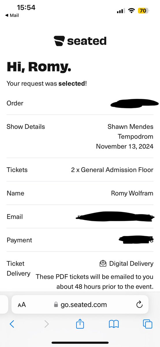 starsonmymind's tweet image. Anyone looking for tickets for Shawn’s show in Berlin (13.11.24)? I’m selling two standing tickets for the original price cause my sister and I both got selected but we only need 2 tickets.