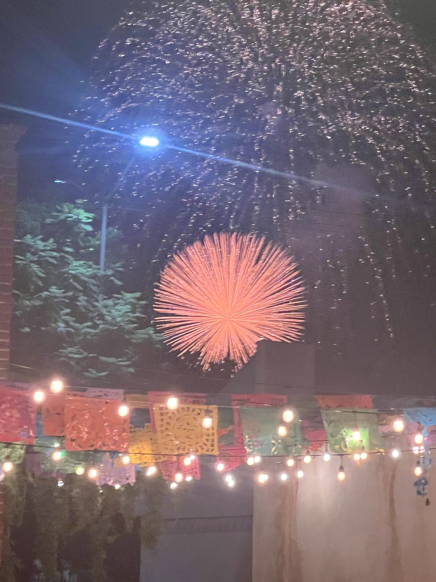 Desde el mejor lugar para divertirse en Magdalena mirando los juegos pirotécnicos en honor a San Francisco Javier @callejonplank