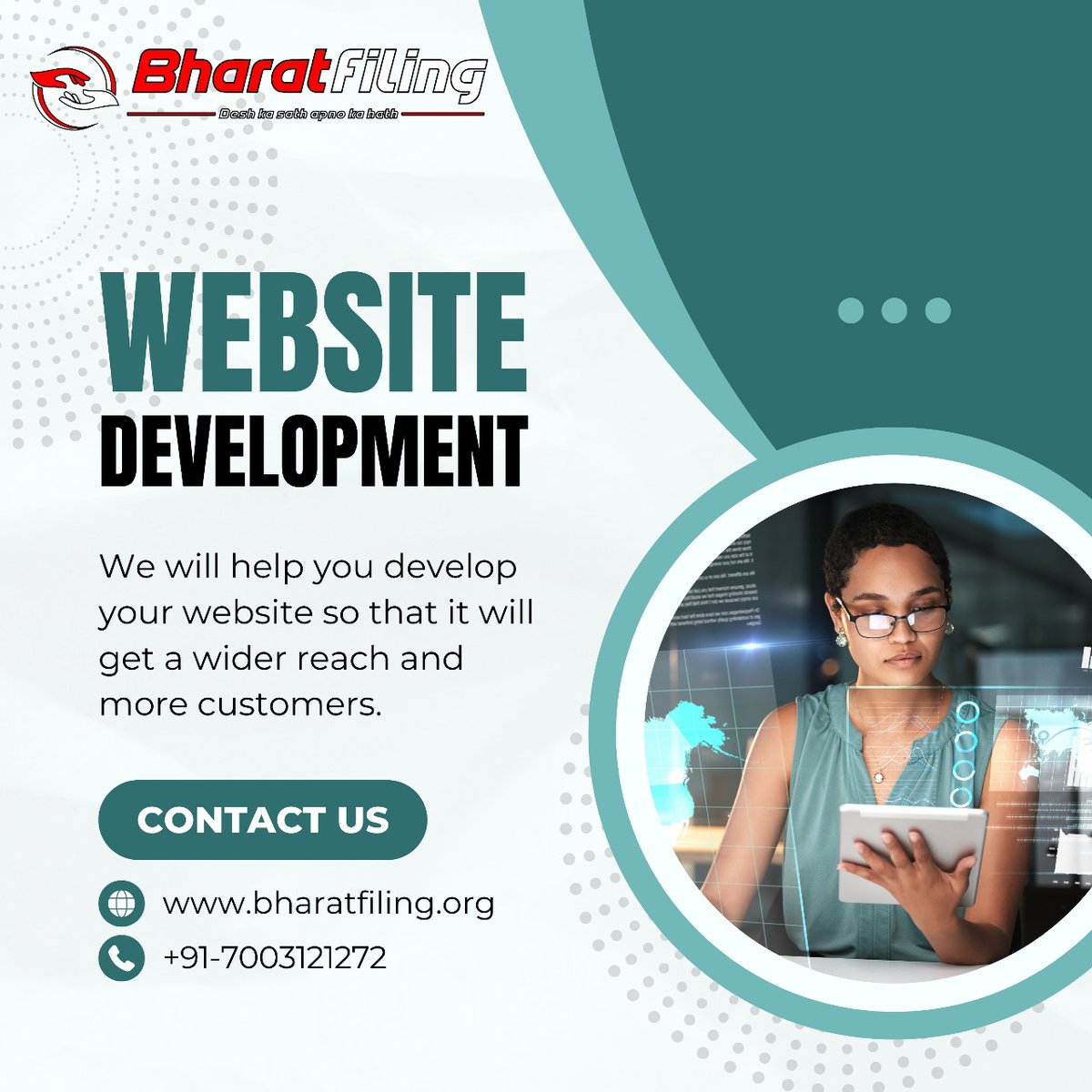 Bharat_filing's tweet image. Crafting seamless user experiences—website development turns ideas into digital realities! 📷
#WebsiteDevelopment #DevelopmentService #WebDesign #WebsiteDesign #DigitalServices #WebDevelopment #OnlinePresence #SocialMediaMarketing #SEO #SiteDesign #TechSolutions #InternetMarket