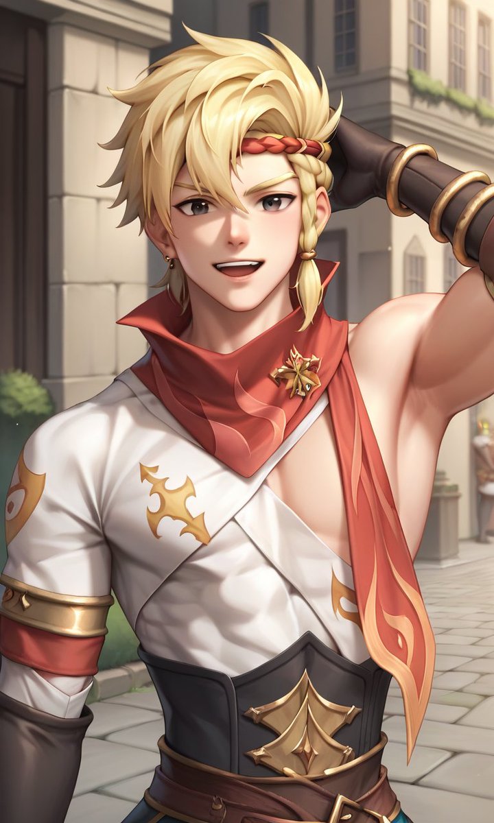 GoodDemon45's tweet photo. I just made another model from mlbb male character, it's Yin! 

Just tell me if you want me to upload more Yin AI Art 😉🤞

#MLBB #YINMLBB #AIart https://t.co/ix3bUriPrV