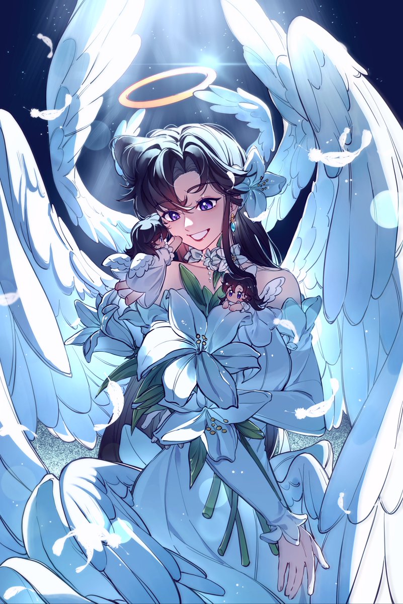 兰满会活动解禁💖💖
我的美丽天使🥹

 #蘭満会二次創作イラストリレー
 #毛利蘭
 #名探偵コナン
 #天使の日
 #毛利蘭の日