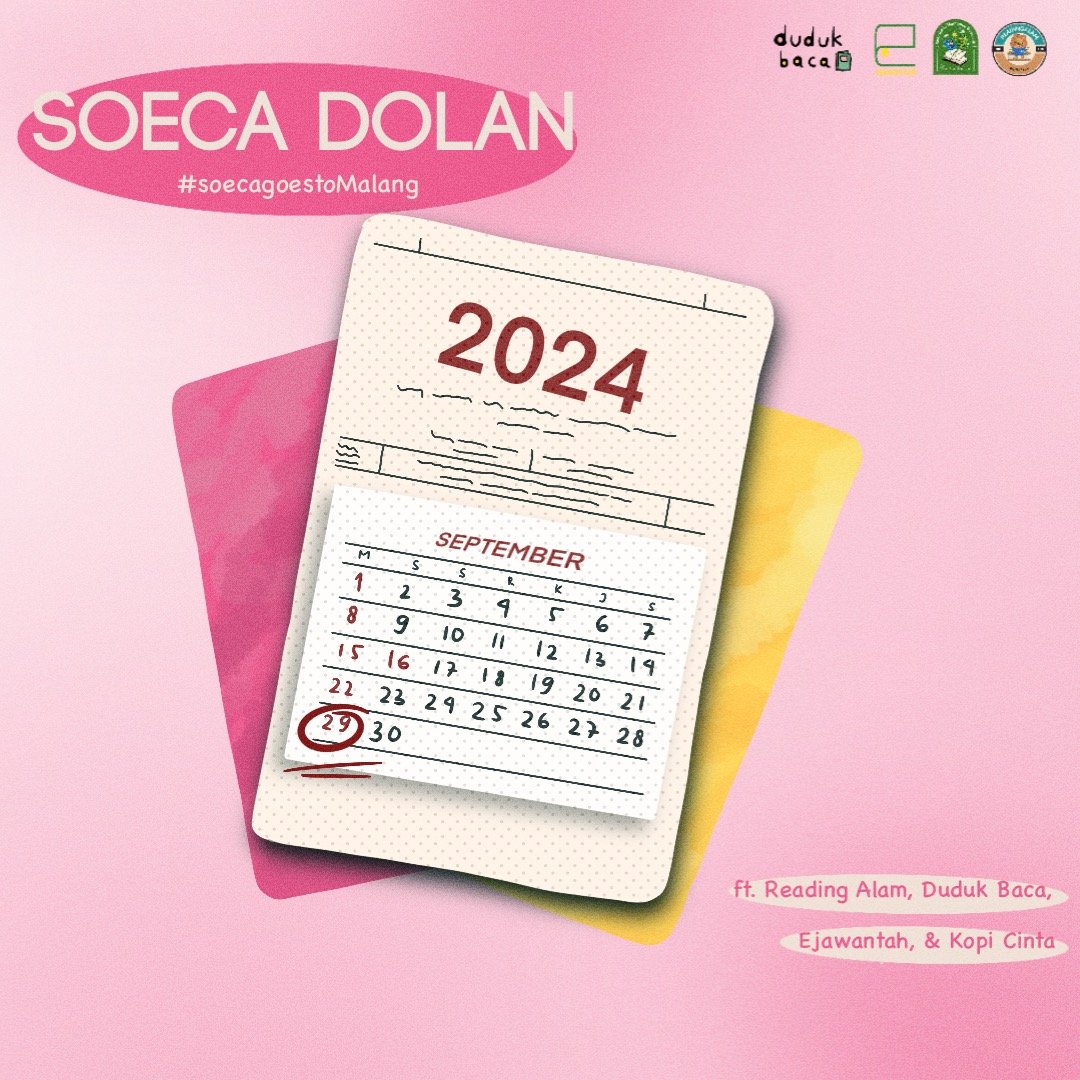 dudukbaca's tweet photo. Yuk intip keseruan event kolaborasi dengan @soerabaca , @readingalam , ejawantah, dan kopi cinta di minggu kemarin!๐ nantikan event dudukbaca selanjutnya ya, bacawan! ๐ฅฐ๐ค
#dudukbaca #lapakbaca https://t.co/CKy1R7MqZW