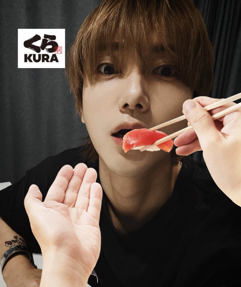824ys615's tweet photo. イェソン「僕いま管理中なのに寿司食べさせるんだ…………」 https://t.co/Zyav5c20t5