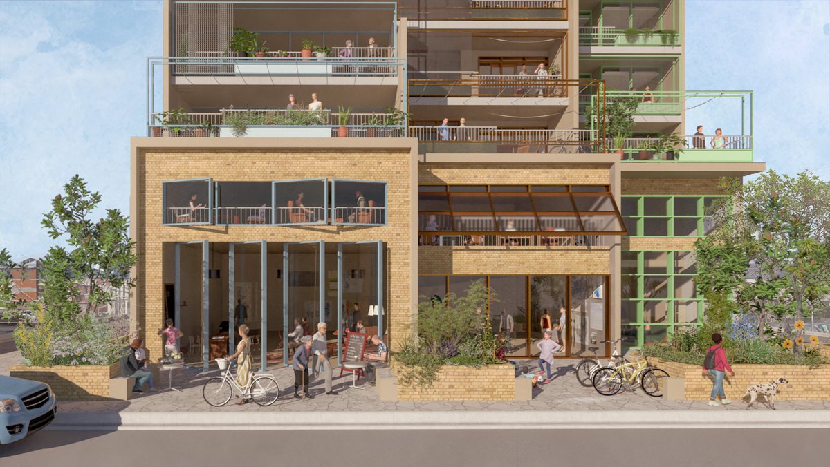 MChandlerMather's tweet image. Check this out. 

Under the Greens, a government owned developer would build this beautiful set of apartments to be rented and sold for cheap. 

This 13 storey, 65 apartment development, would be part of the 610,000 homes built by the developer.