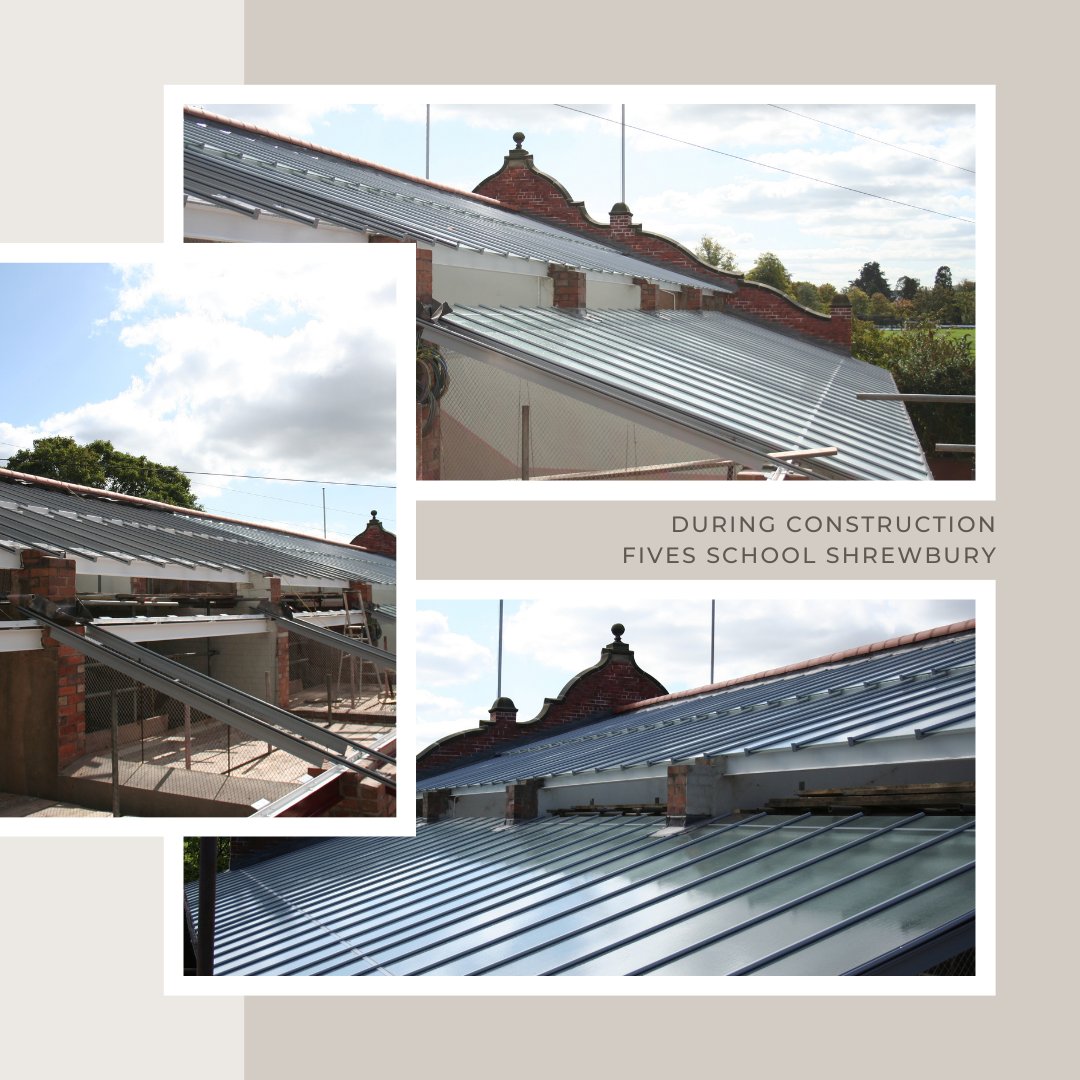 We are feeling nostalgic at the moment and looking back through old contracts.  This is one all the way back in 2009 at Fives School in Shrewsbury, tiered aluminium mono pitch roof glazing. 
#throwback #contractors #construction #aluminiumroofing #schoolproject #tieredroofing