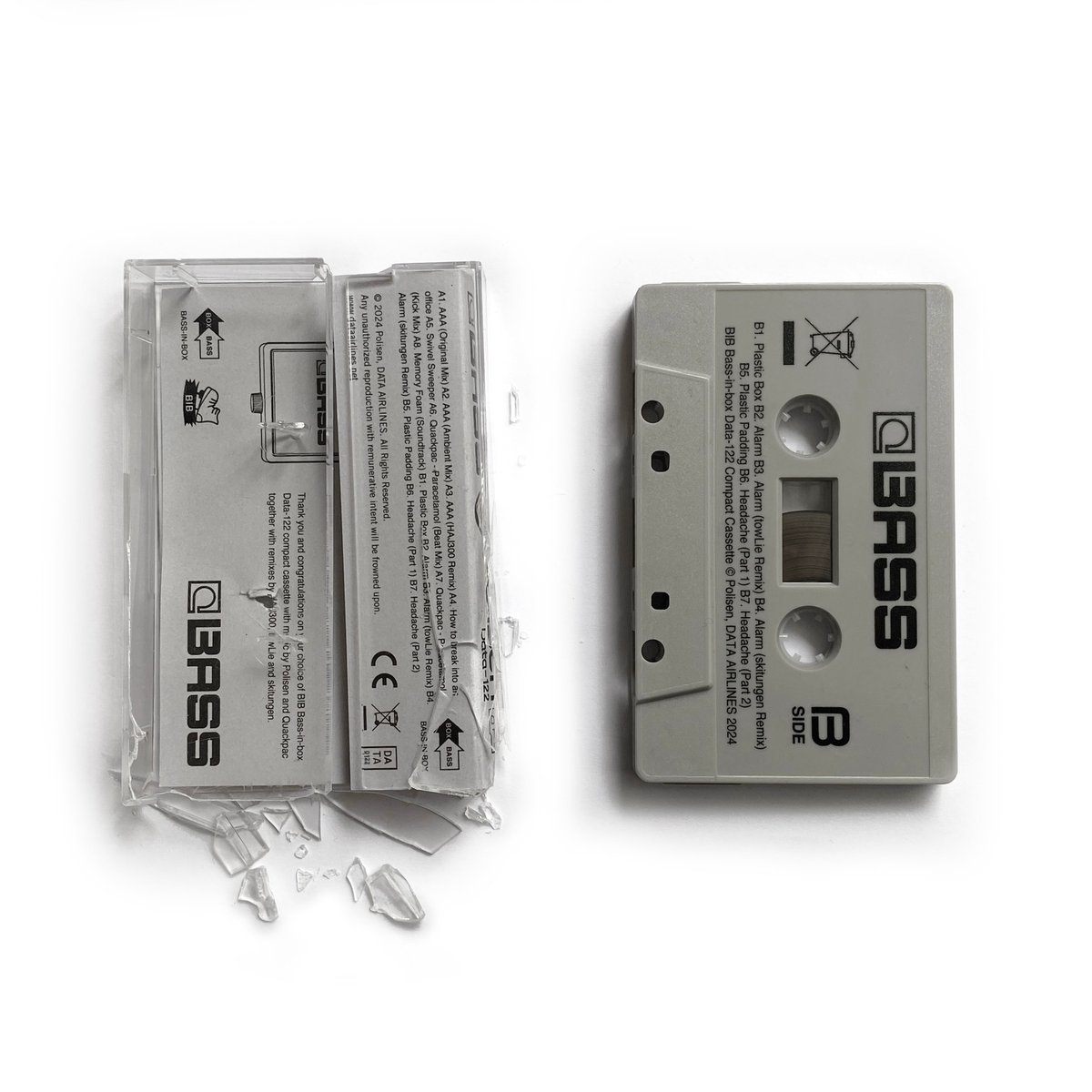 ███New Release ███ DATA122 :: Polisen - Bass-In-Box. ███  a #gothenburg #stombox #housemusic #cassettetape