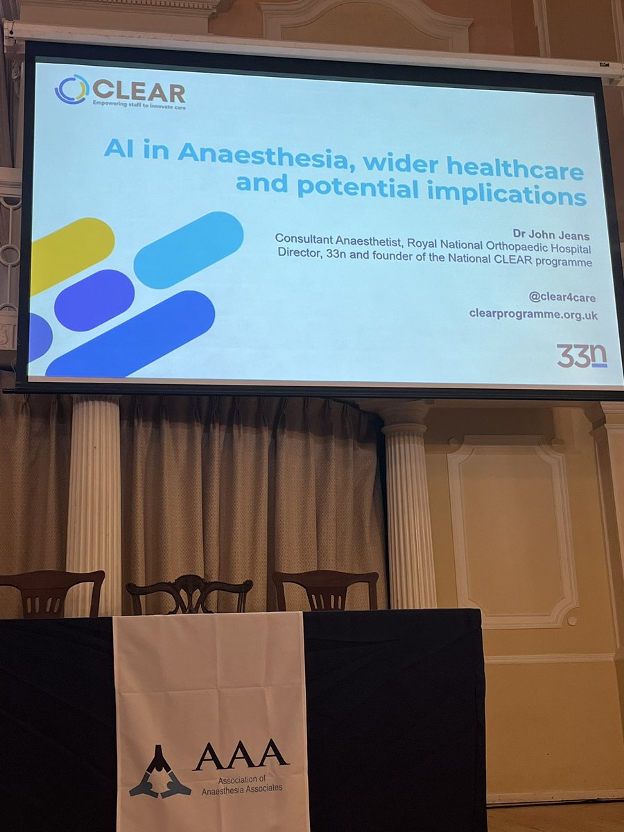 Association of Anaesthesia Associates tweet media