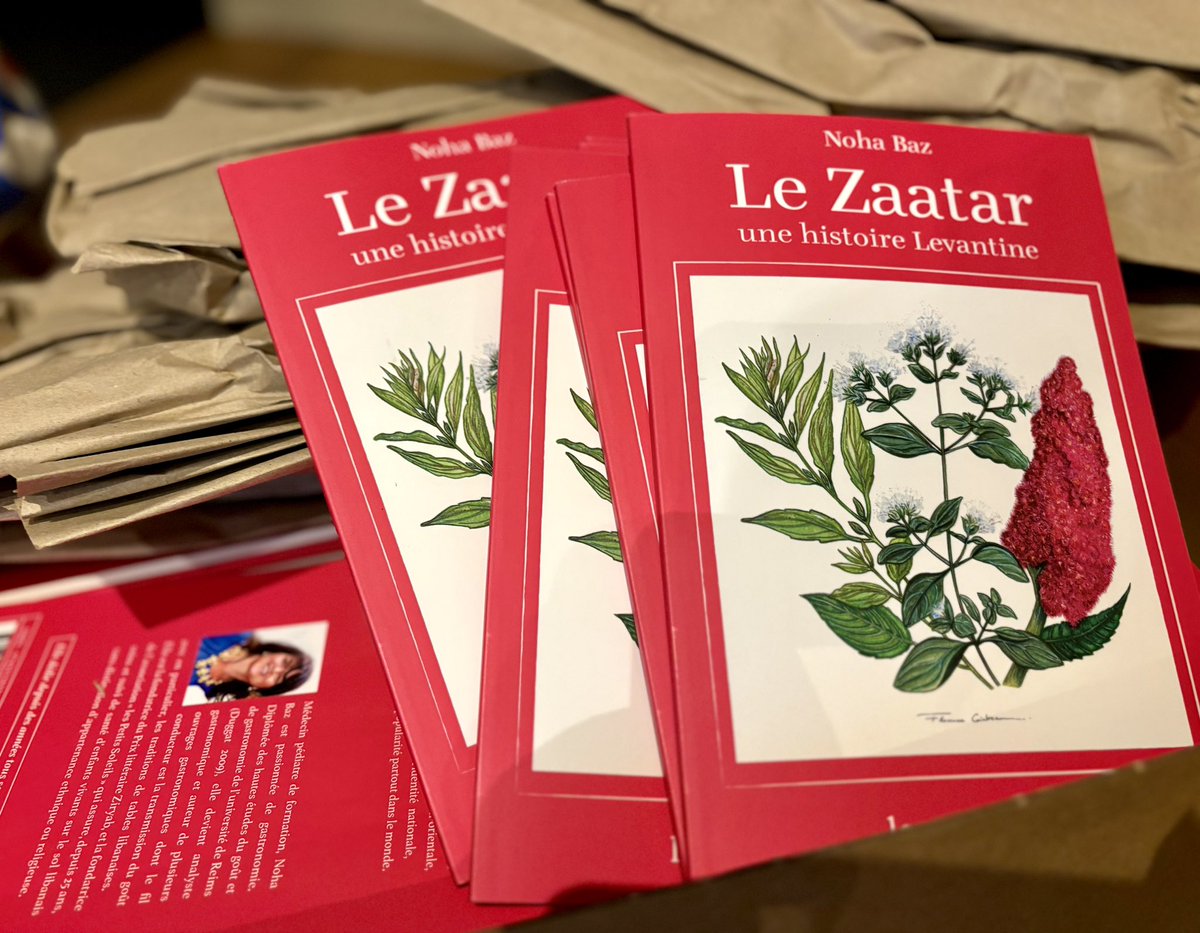 noha_baz's tweet photo. Le Zaatar une histoire levantine
Premier tome d’un quintet pour ternir tête en douceur à toutes les violences ..
#nohabaz #levant #liban #saveurs #goutsdulevant #livres #lebanon #livrespourfairevivre #tastesoflevant #gouts #tastes @lespetitsoleils https://t.co/OY27uewwtd