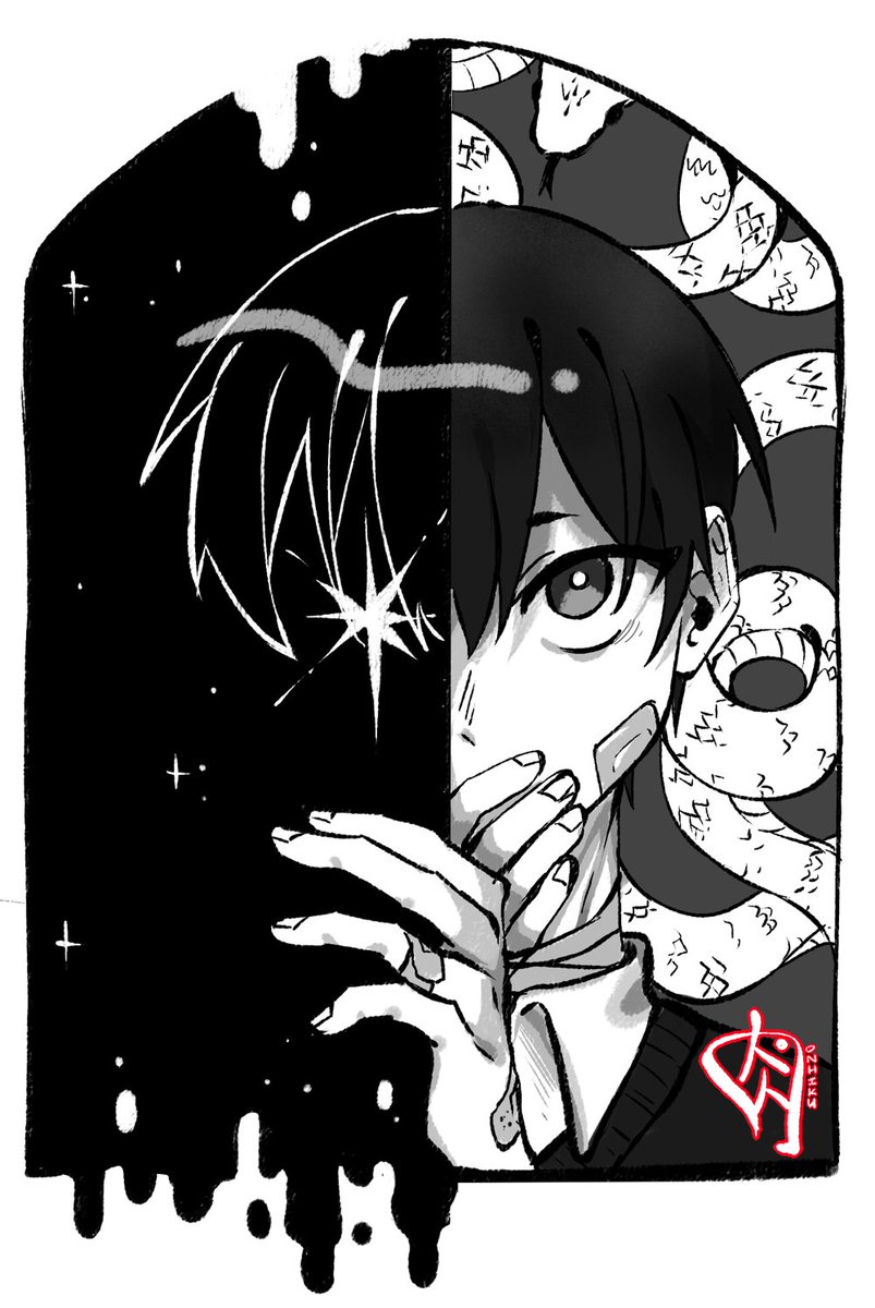 [ocs] #oc_tober2024 the rhyming name was unintentional, i just wanted to draw sai (ignore the fact this looks like od fanart)

[ day 2: sai ] 