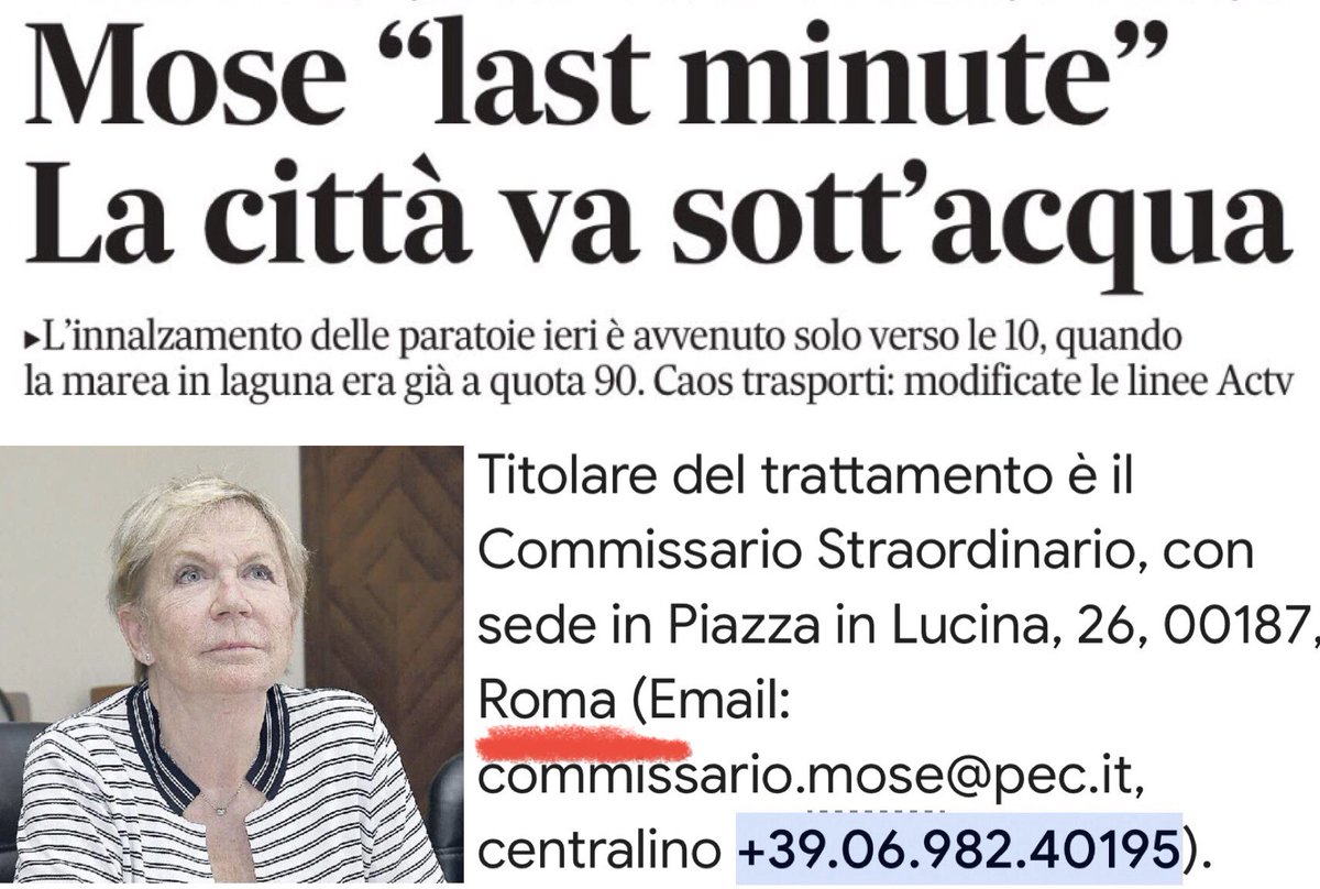 SimoneBenetazzo's tweet photo. #Mose #Venezia 
Ecco cosa succede se il funzionamento del Mose viene gestito dal Commissario straordinario dalla lontana Roma. https://t.co/SM5gBCchjW