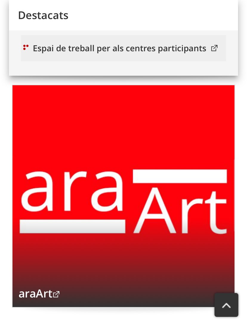 art_educ's tweet photo. Molt contenta d’incorporar-me al “araArt”:col-laborar,obrir espais de transferència i generar comunitats educatives al voltant de les arts com a centre. El programa d’innovació "araArt" promou la transformació dels centres educatius a partir de les arts #araArt #ProgramaInnovació https://t.co/Yi6PGTAf3B