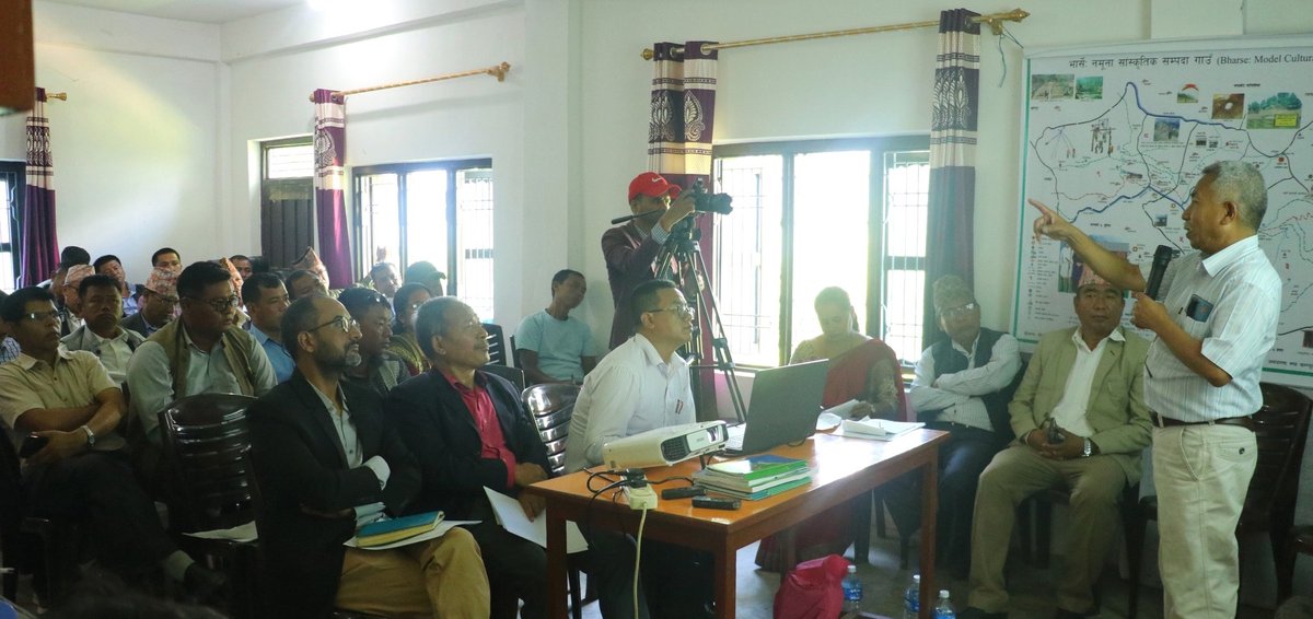 FoundationNiti's tweet photo. On the 10th of September, a townhall was conducted in Lasargha Besi, Syangja in the Ward Office Conference Hall with the joint initiative of Niti and Member from Indigenous Nationalities Commission (INC), Dr. Min Shrish Magar. https://t.co/t9vy10VmJj
