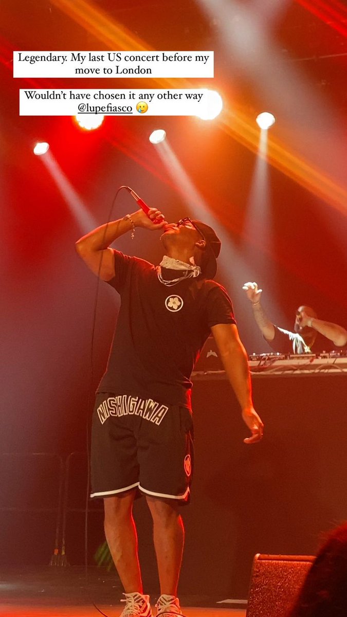 BChenelle's tweet photo. 1st day of
@LupeFiasco
#SamuraiTour.
Last US concert before my move to London in a couple weeks! Appreciative to you always Lu for taking the time.
โฆ.yes of course i got there early enough to get one of the limited edition mixtapes, No I will not be sharing it ๐ https://t.co/W7YuBJYaVC