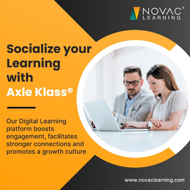 novaclearning's tweet image. Create a Collaborative Learning Culture with Axle Klass®. Social Learning tools help your workforce to share knowledge and learn together
Visit - novaclearning.com/learning-manag…
#novac #novaclearning #axlelms #axleklass #learningmanagementsystem #learningsolutions #collaborativelearning