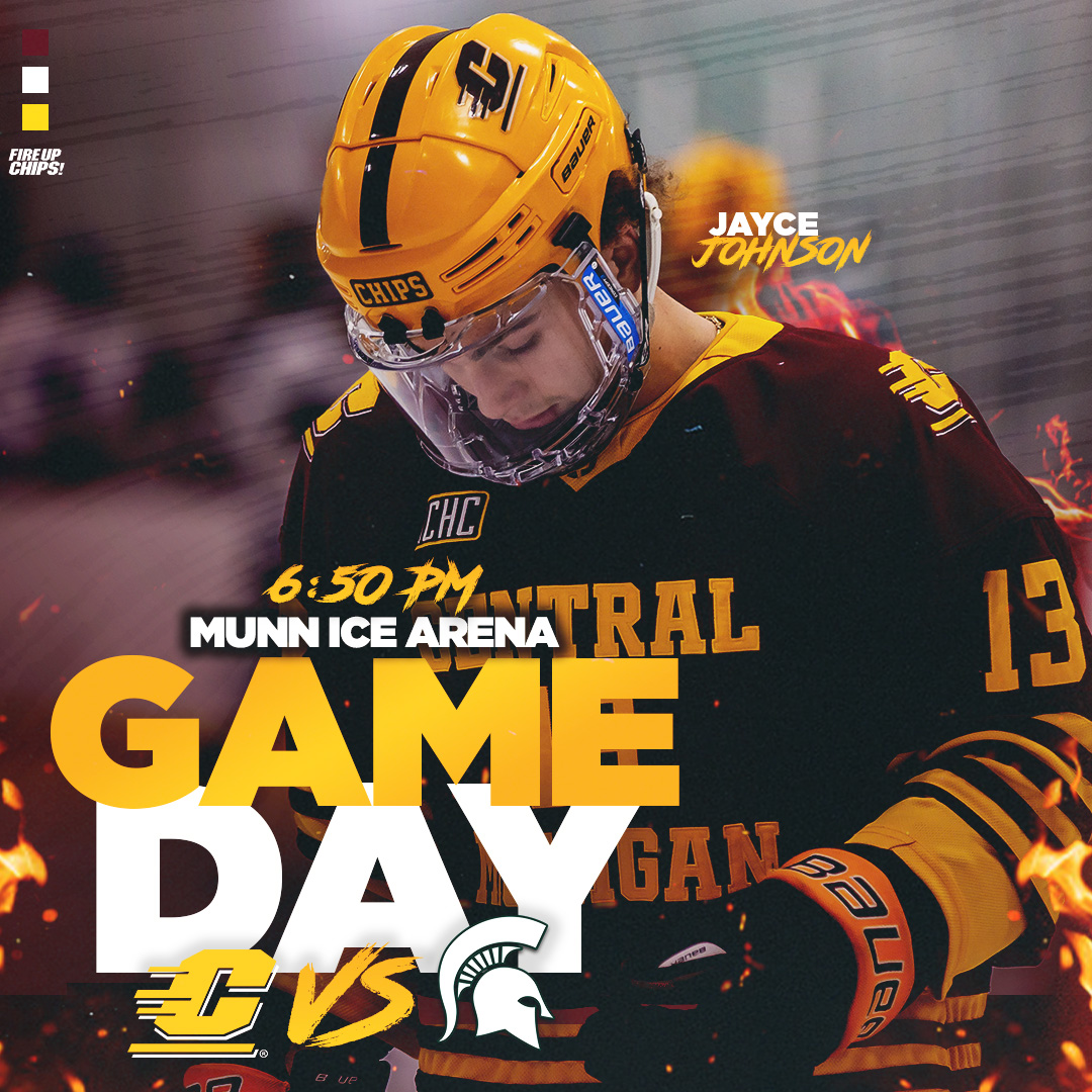 CMUHOCKEYDIII's tweet photo. week 3, you know the drill 🥱🏒

🆚 Michigan State University 
⏰ 6:50 p.m. ET (6:20 warmups)
🏟️ Munn Ice Arena 
📺 CMU Club Hockey Network (YouTube)

#MSUvsCMU | #FireUpChips🔥⬆️🏒 https://t.co/qfjl4Lft9H