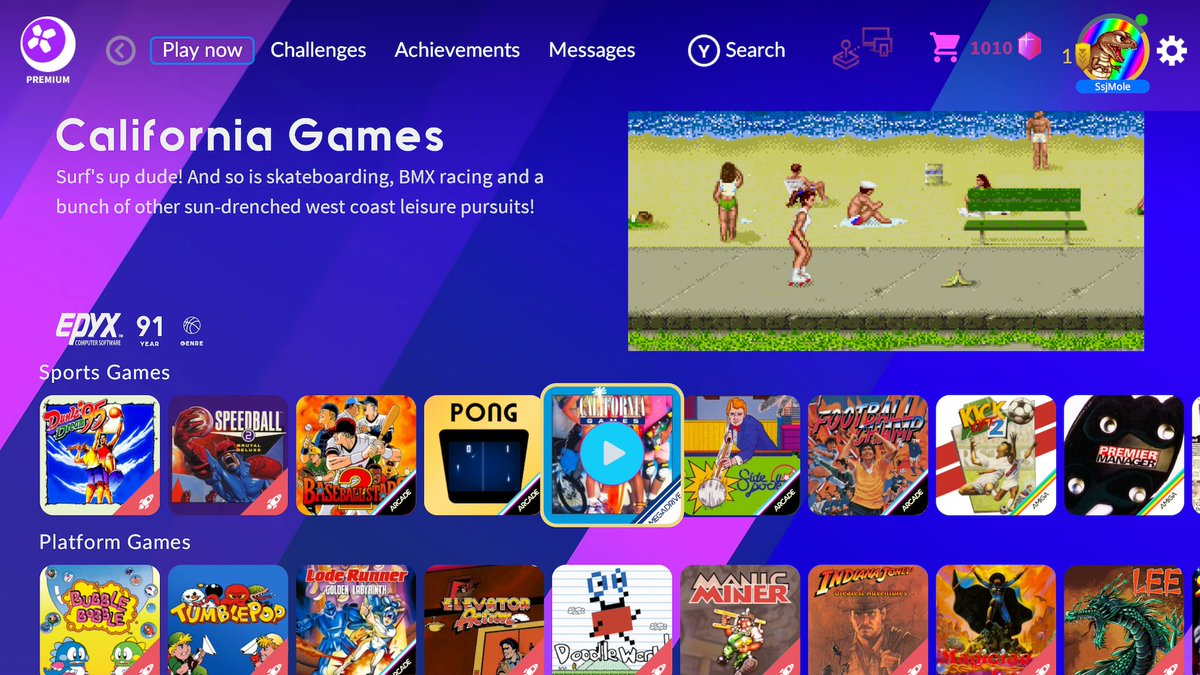 ChrizAkaTheMole's tweet image. Got @AntstreamArcade today for first time in #xbox sale. #AntstreamArcade is fun lots of classics got to play a couple before work and browse store