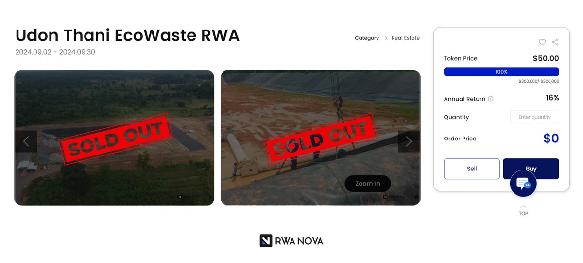 Rwa_NOVA's tweet photo. 🚨 Who missed the Udon Thani EcoWaste 16% APR product? 

😱 Don’t miss out next time! Let’s join forces and make some money together! 💰💪

Detail info : https://t.co/OtBeVsWwKn

 #InvestSmart #EcoFriendly #RWA #RWANOVA https://t.co/aQoRNVali4