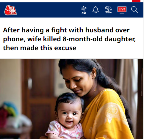 ShoneeKapoor's tweet photo. 😡MOTHER KILLED DAUGHTER
She threw killed and threw her daughter's body in the septic tank.

To deceive the police, she told them that her daughter was missing and wild animals had taken her awa https://t.co/L9Cv3bJeif