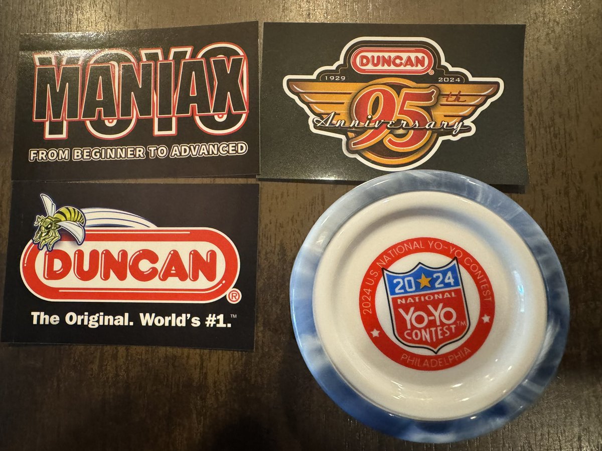 taisukehanai's tweet image. ヨーマニ@YOYOMANIAX より

2024年全米大会
フリーハンドワン

到着🛬

めっちゃカッコいい✨✨

#DUNCAN #freehand #ヨーマニ
#ヨーヨーマニアックス
#ヨーヨー #yoyo