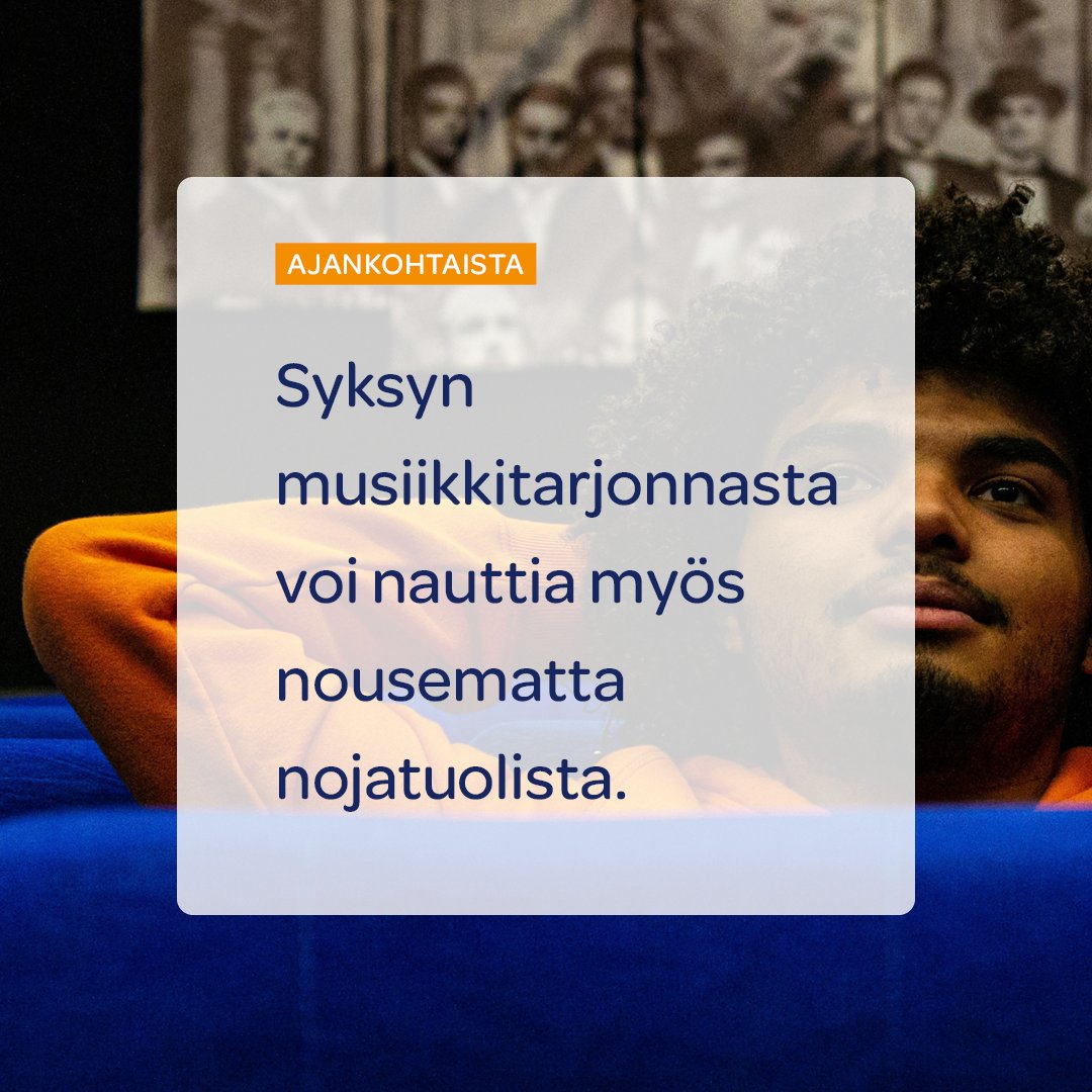Musiikkifestivaalikausi on ohi, mutta elokuvasesonki vasta alkamassa. Syksyn musiikkitarjonnasta voi nauttia myös nousematta nojatuolista. 🎶✨ Voit vaikka paeta sateisia ja viileneviä syysiltoja Joensuun musiikkielokuvafestivaali Rokumenttiin.📽️ gramex.fi/syksyn-musiikk…