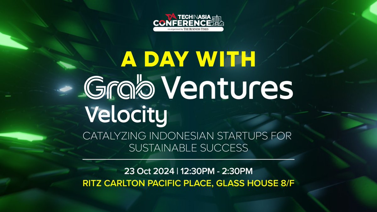 yogiliman's tweet image. 🚀 Excited for the Tech in Asia Conference Jakarta 2024 – Luncheon: A Day with Grab Ventures Velocity! 🌟 What innovative ideas do you think will be shared at this event? Join the conversation and read more here: ift.tt/OxGUoFA #TechInAsia #Innovation #StartupConference