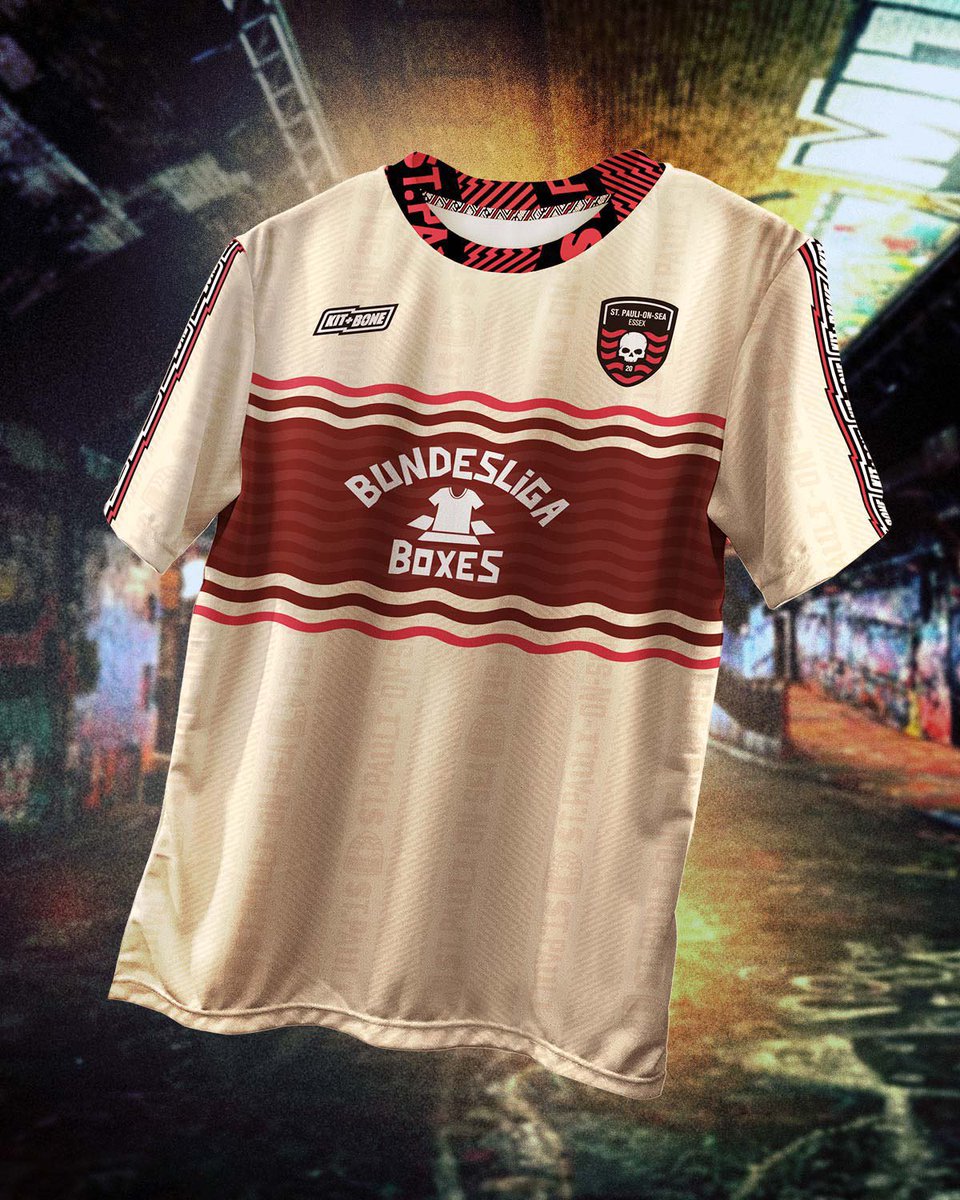 The Shirt Union (@theshirtunion) on Twitter photo ⬜️| <a href="/StPauliOnSea/">StPauliOnSea</a> 3rd 24/25
Great design from <a href="/kitandbone/">kitandbone</a> 👌
The Essex based charity football team are an official supporters group of <a href="/fcstpauli/">FC St. Pauli</a> - it’s easy to see the inspiration!
£5 from the sale of every shirt goes to <a href="/SouthendFoodBan/">Southend Foodbank</a> 🙌 ⬜️| <a href="/StPauliOnSea/">StPauliOnSea</a> 3rd 24/25
Great design from <a href="/kitandbone/">kitandbone</a> 👌
The Essex based charity football team are an official supporters group of <a href="/fcstpauli/">FC St. Pauli</a> - it’s easy to see the inspiration!
£5 from the sale of every shirt goes to <a href="/SouthendFoodBan/">Southend Foodbank</a> 🙌