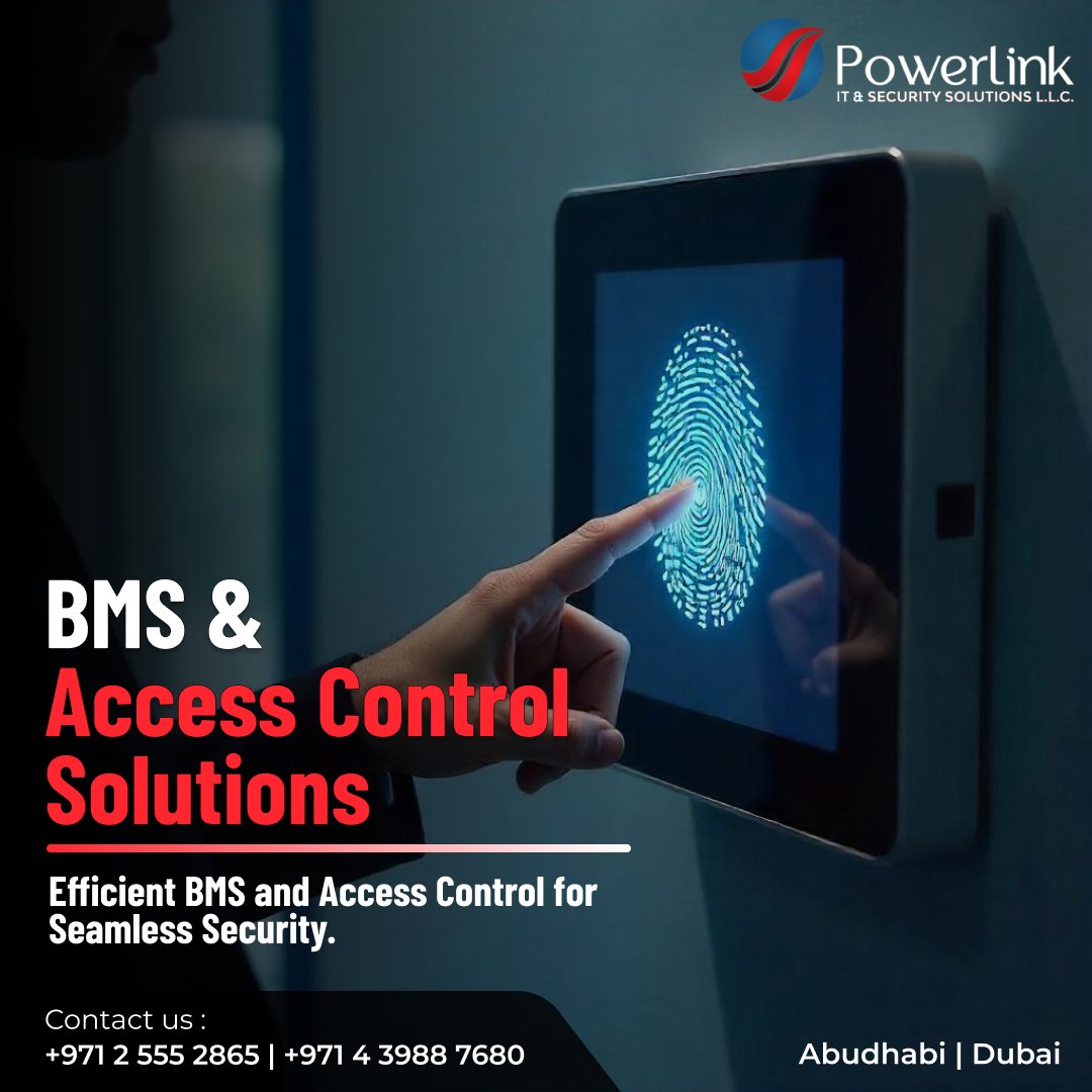 powerlinkitss's tweet image. 🔐 Elevate your security with PowerLink IT &amp;amp; Security Solutions! Our cutting-edge BMS and Access Control Solutions ensure seamless, secure access for your spaces
🌐 powerlinkitss.ae

#AccessControl #BMSSolutions #PowerLinkIT #SecuritySolutions #Dubai #AbuDhabi