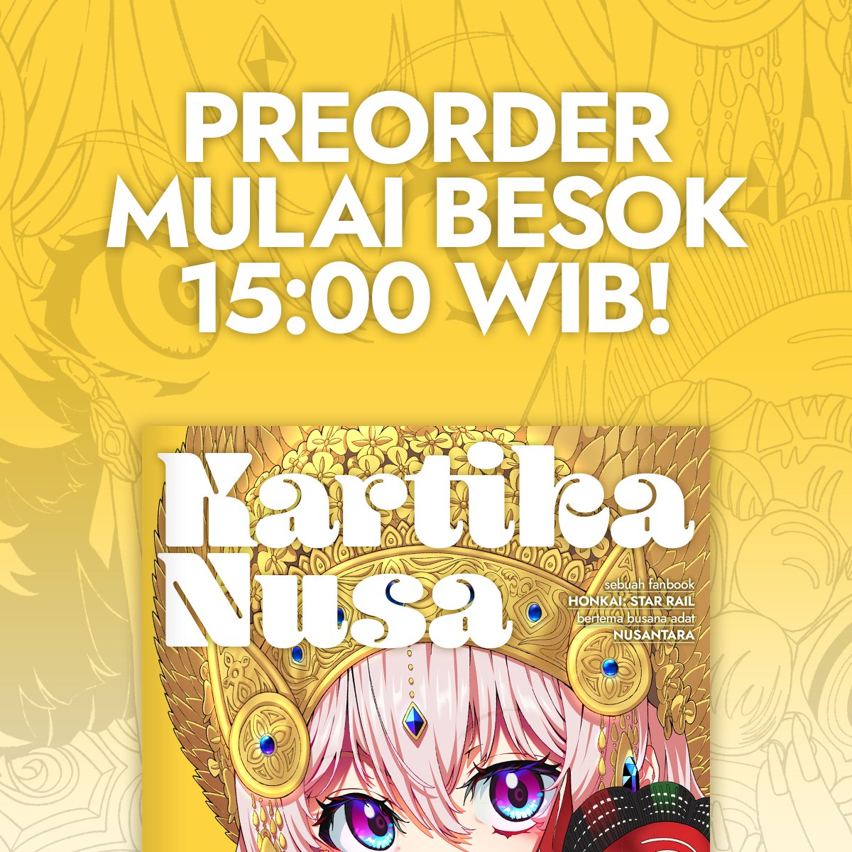Halo! Buku baru kami ini bisa teman-teman preorder mulai 5 Oktober (besok!), pukul 15:00 WIB! Tersedia untuk pick-up di <a href="/comifuro/">Comic Frontier</a> 19 dan juga mail order. Stay tuned buat link-nya, ya!