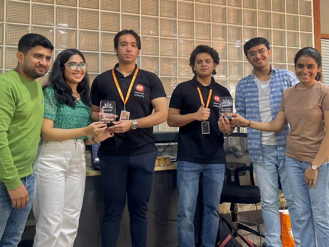 dhruv13verma's tweet photo. Had an incredible session with Skill Aid Empower India Foundation, sharing our @rizebar journey from energy bars to Shark Tank India. Thank you for the engaging discussions!

Success comes from action—let’s make it count!

#Entrepreneurship #SAEIFIndia #Startup #Mindset https://t.co/DPnmSTKWLD