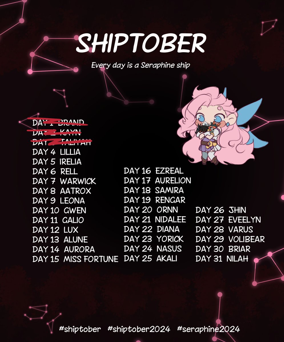 🎙️🪨 DAY 3 SERALIYAH 🪨🎙️

Im so sorry Tali bby I know it's late 😭 but today but today I didn't have time for anything ahhhhh! anyway the 2 version of the challenge are on my bio

#shiptober2024 #shiptober #seraphine2024 #artoflegend #LeagueofLegendsFanArt
