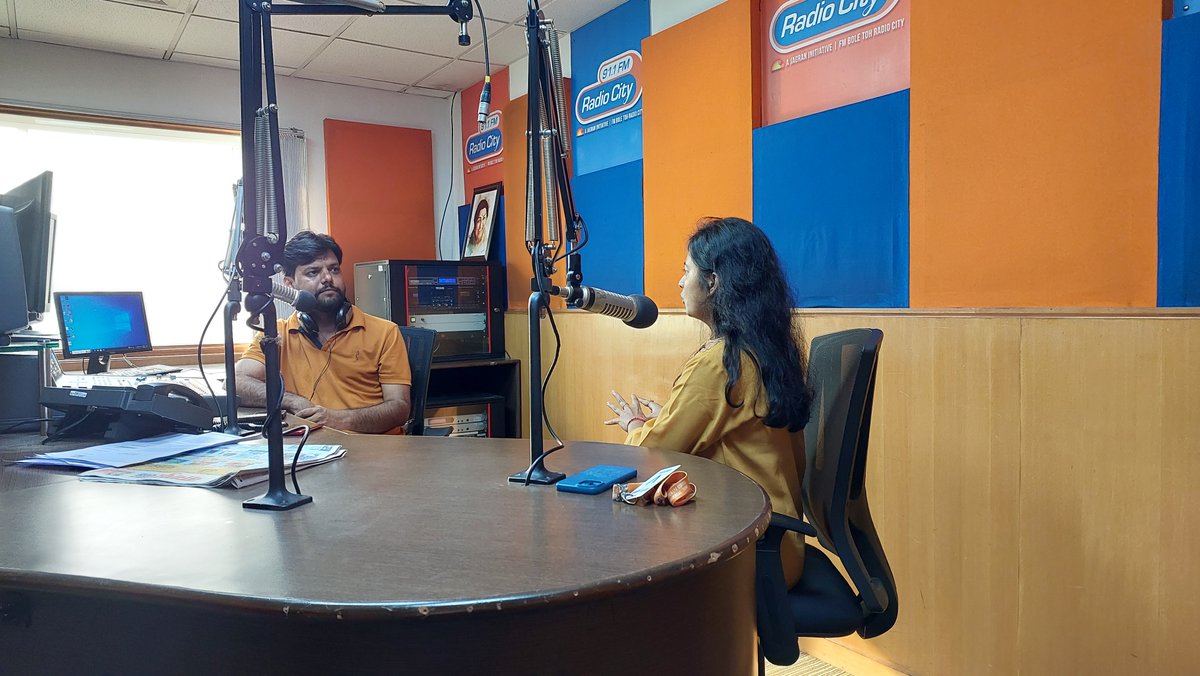 Green Vigil Foundation (@green_vigil) on Twitter photo This Navratri, 91.1 FM Radio City took an unique initiative of recognizing the work of 9 Durgas of Nagpur City – CITY KE DURGA, doing extensively well in their field. <a href="/SjSurbhi28/">surbhi jaiswal</a> , Team Lead, <a href="/green_vigil/">Green Vigil Foundation</a> recognized as one of 9 Durgas with RJ Abhishek. Interview aired today. This Navratri, 91.1 FM Radio City took an unique initiative of recognizing the work of 9 Durgas of Nagpur City – CITY KE DURGA, doing extensively well in their field. <a href="/SjSurbhi28/">surbhi jaiswal</a> , Team Lead, <a href="/green_vigil/">Green Vigil Foundation</a> recognized as one of 9 Durgas with RJ Abhishek. Interview aired today.
