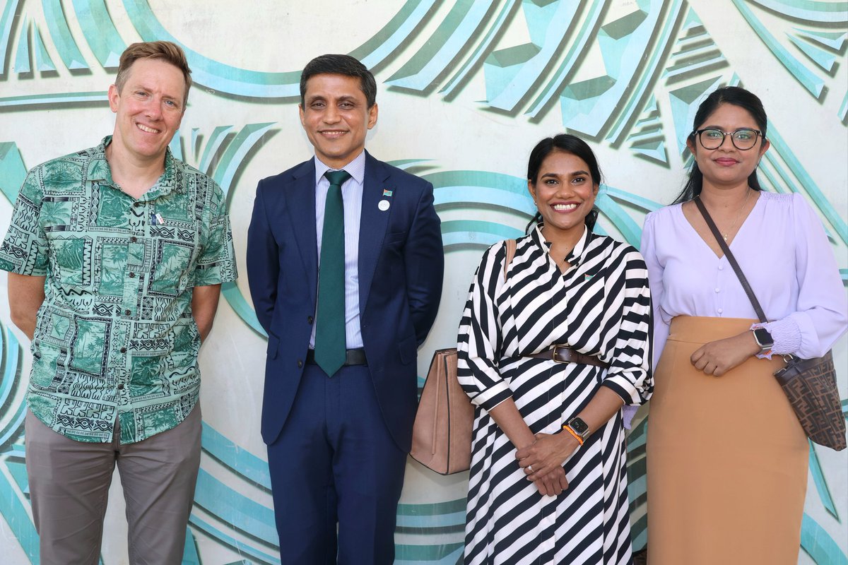 Ministry of Trade, Co-operatives, MSMEs and Comms (@mctttfiji) on Twitter photo Permanent Secretary Mr. Shaheen Ali participated in a #high-level panel at USP today, discussing U.S.-Fiji #economicpartnerships. 🌏🤝 He highlighted key areas for #cooperation, including #localenterprisegrowth, #sustainabledevelopment, and #workforcetransformation.
<a href="/axeshane/">Shaheen Ali</a> Permanent Secretary Mr. Shaheen Ali participated in a #high-level panel at USP today, discussing U.S.-Fiji #economicpartnerships. 🌏🤝 He highlighted key areas for #cooperation, including #localenterprisegrowth, #sustainabledevelopment, and #workforcetransformation.
<a href="/axeshane/">Shaheen Ali</a>