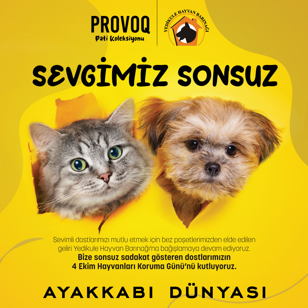 Bizlere sonsuz sadakat gösteren dostlarımızın 4 Ekim Hayvanları Koruma Günü'nü kutluyoruz 💛