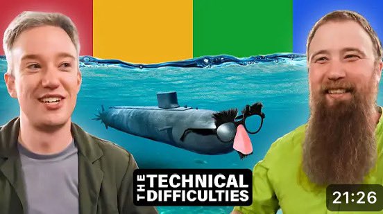For the morning crowd!

Yes, we are BACK BACK BACK with ALL NEW content!

Boats! Submarines! Dulce de Lechworth! And a mathematical joke aimed squarely at YOU!

So please brace yourself for the updated return of Tech Dif does REVERSE TRIVIA 

youtu.be/-1B-1EYsLk4?si…