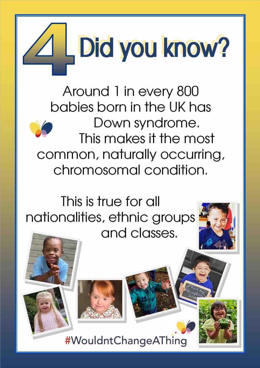 Down Syndrome Facts - Day 4
Did you know?
#DSFacts #DownSyndromeAwarenessMonth #DownSyndrome #WouldntChangeAThing