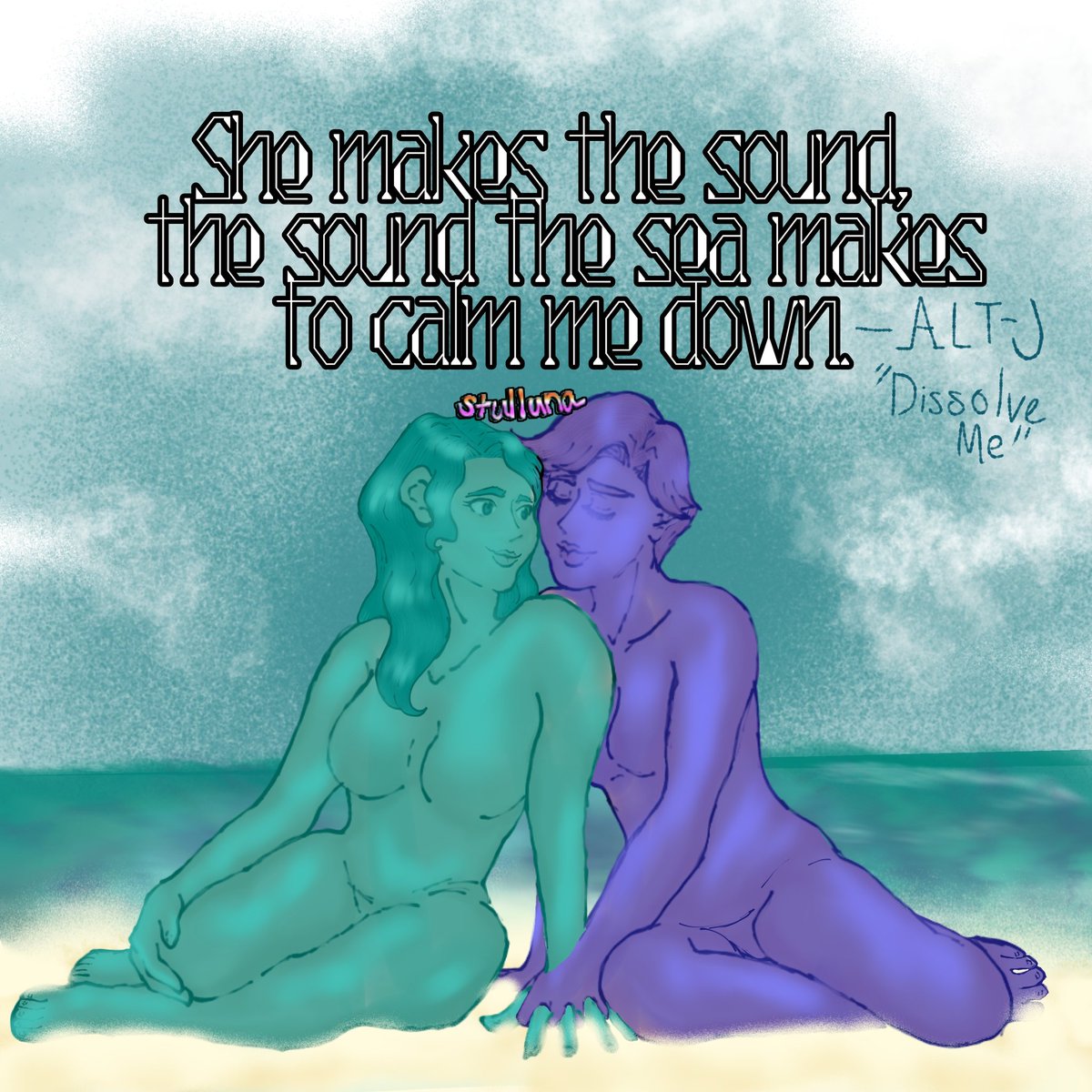 I've had this idea stuck in my head for a while, the song just absolutely reminds me of them. 
w.i.p. but I may not post the finished piece, life is about to get busy I hope.
#sailormoon #sailormoonfanart #sailorneptune #sailoruranus #sailormooncrystal