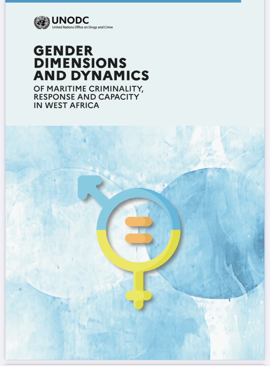 Dr. Ife Sinachi - Azuanuka! (@diplomaticife) on Twitter photo I’ m excited that this report I authored with <a href="/SayravdB/">Sayra van den Berg</a> for <a href="/UNODC_MCP/">UNODC Global Maritime Crime Programme</a> on ‘GENDER DIMENSIONS & DYNAMICS OF MARITIME CRIMINALITY, RESPONSE & CAPACITY IN WEST AFRICA’ is out in the wild. New data & recommendations which could inform policy in this area 🙏🏽
unodc.org/documents/Mari… I’ m excited that this report I authored with <a href="/SayravdB/">Sayra van den Berg</a> for <a href="/UNODC_MCP/">UNODC Global Maritime Crime Programme</a> on ‘GENDER DIMENSIONS & DYNAMICS OF MARITIME CRIMINALITY, RESPONSE & CAPACITY IN WEST AFRICA’ is out in the wild. New data & recommendations which could inform policy in this area 🙏🏽
unodc.org/documents/Mari…