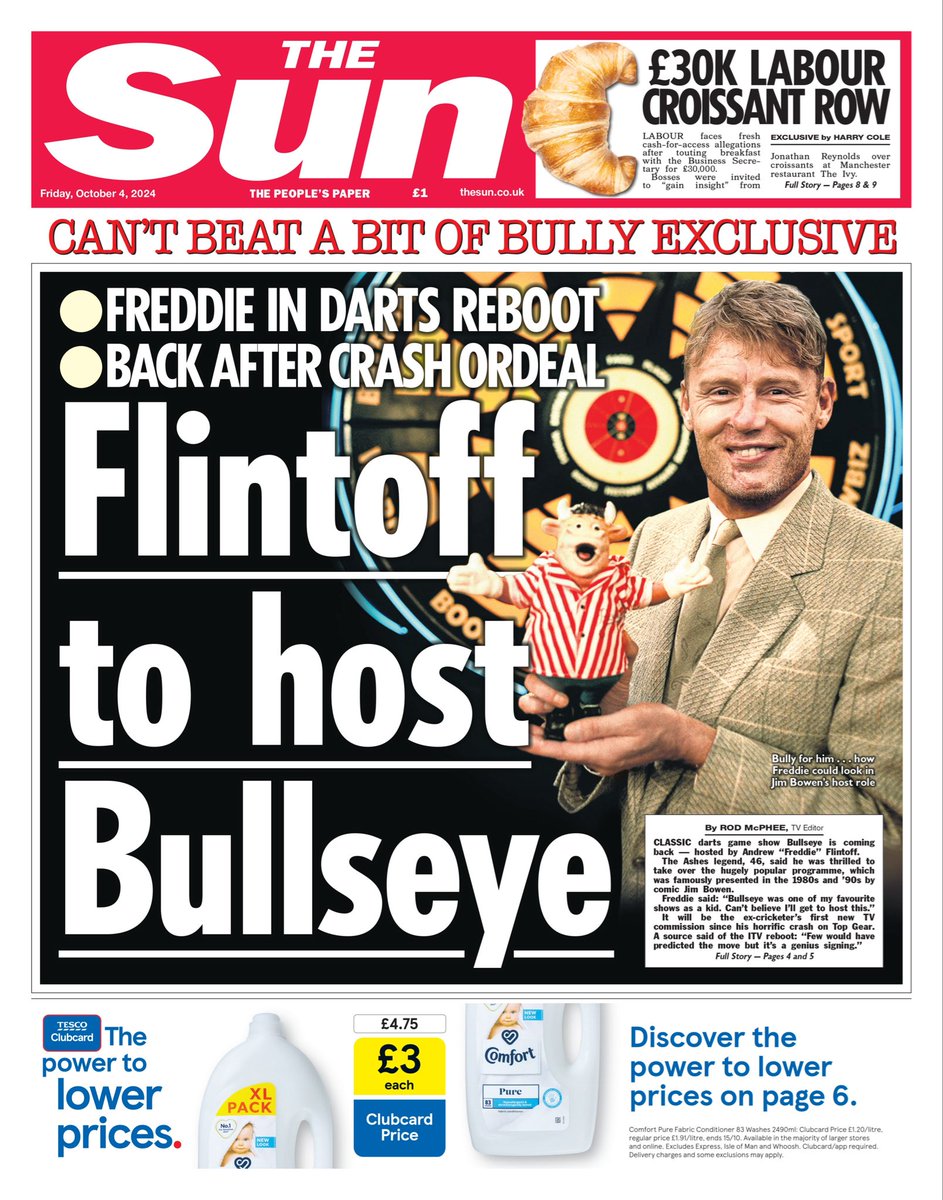 GrantSRivers's tweet image. I really hope this is true… 👀

Would be great to see @flintoff11 back on our screens once again! 🤞🏼

#Bullseye #FreddieFlintoff