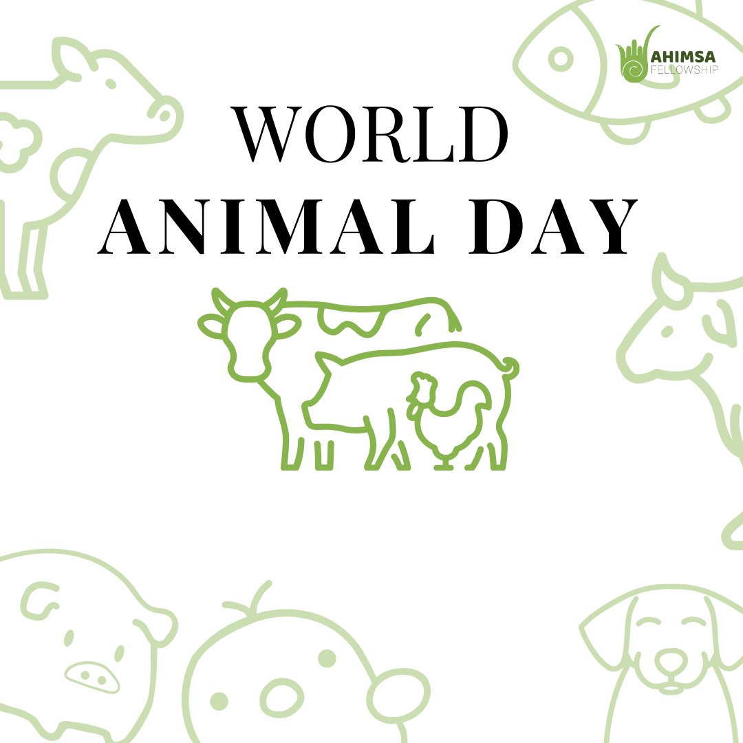 The theme for #WorldAnimalDay this year is “The world is their home too.” Here are a few ways for us to commemorate the day! (1/5)