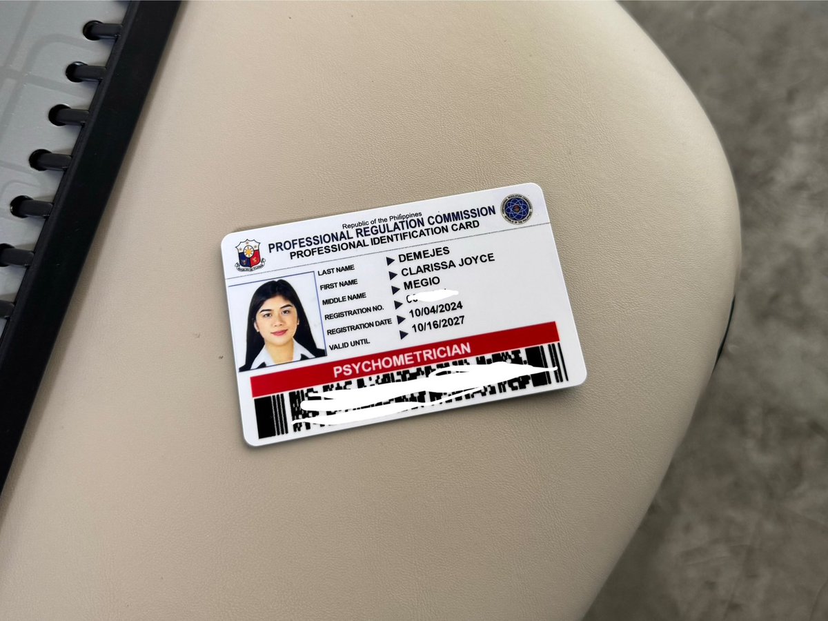 yourcj777's tweet photo. got my PRC ID today 🫶🏼 https://t.co/xUujthbYmd
