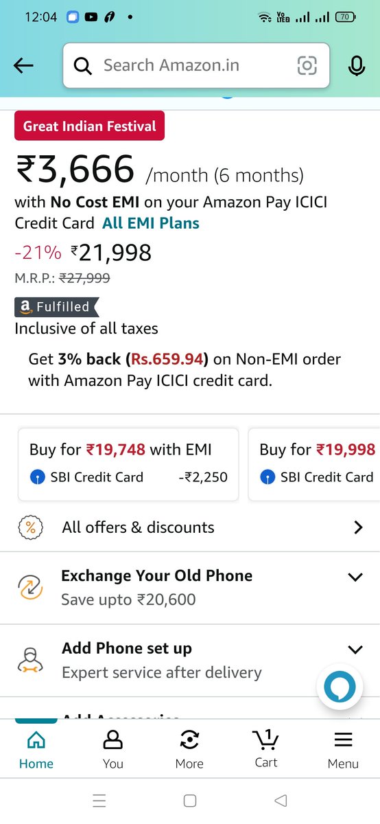 haseeb89's tweet photo. @AmazonHelp My order is cancelled by your delivery agent deliberately and then I talk with your senior customer care representative he ensure me regarding price match and same offer for new order then why 500 rs coupon code not showing in same product.find previous order amount and offer https://t.co/GLLjP45Enj