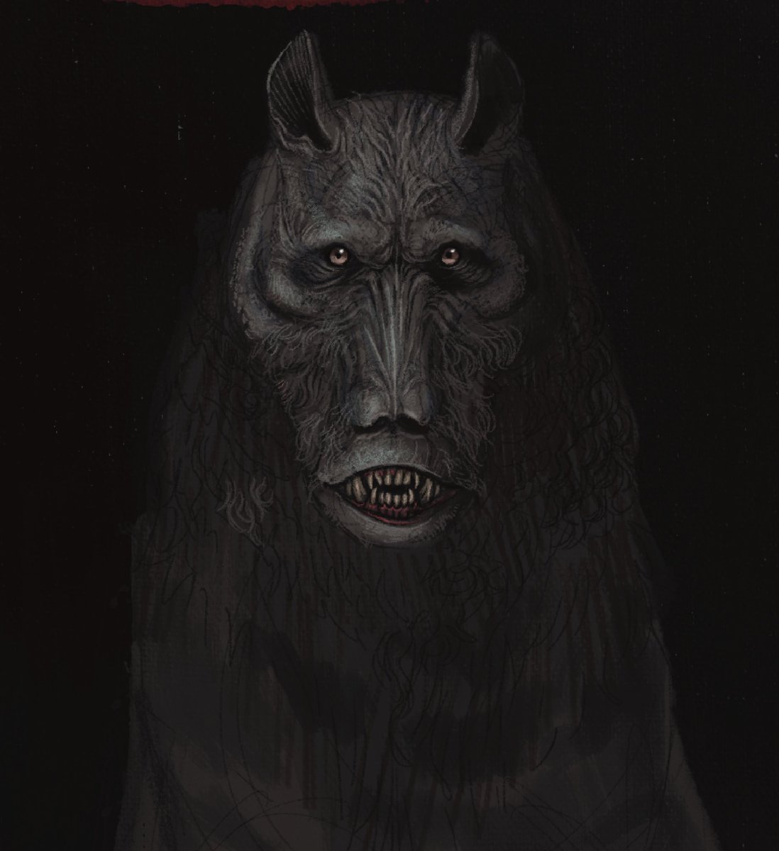 inspectoir_art's tweet photo. Dragons aren’t the only predator you’ll encounter in Ozdark. Wip of a werewolf species called “marewolves” https://t.co/YvJ8tIS8Fx