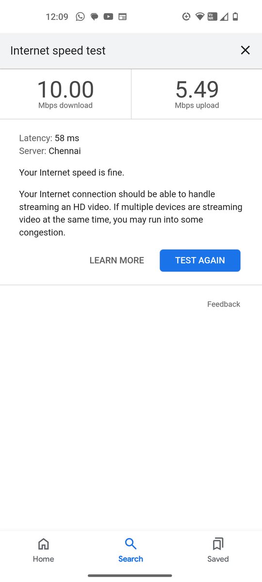 anil10500's tweet photo. @JioCare This is the so called jio WiFi, who says 30mbps is the minimum speed I get..... Worst performance facing from last 2-3 months https://t.co/dwoBtOPFm3
