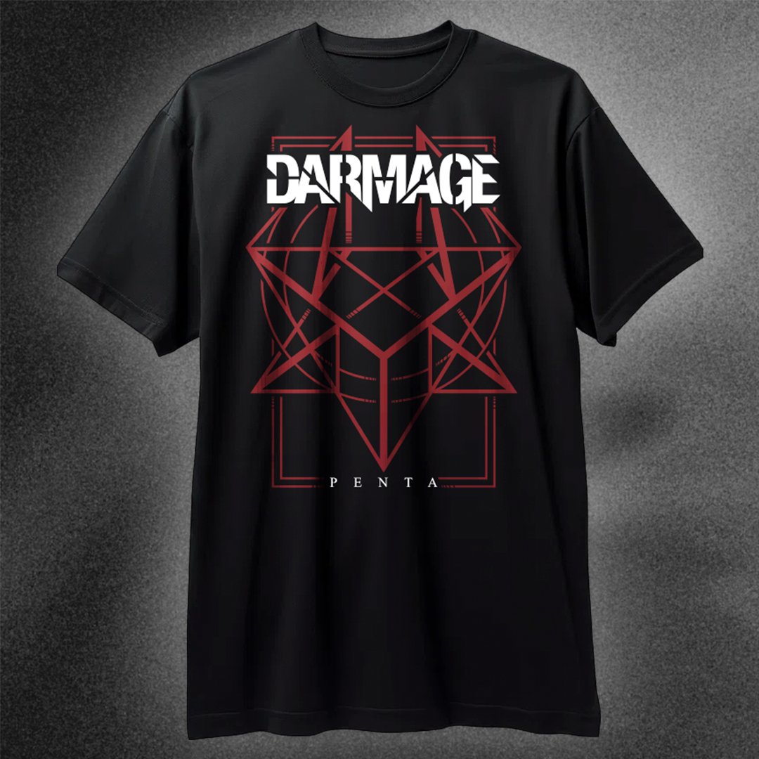 💥Tenemos el placer de anunciar nuestra nueva camiseta PENTA!!
🛒Reserva ya disponible en darmage.bigcartel.com 

Estad atentos porque muy pronto anunciaremos cosas frescas!!