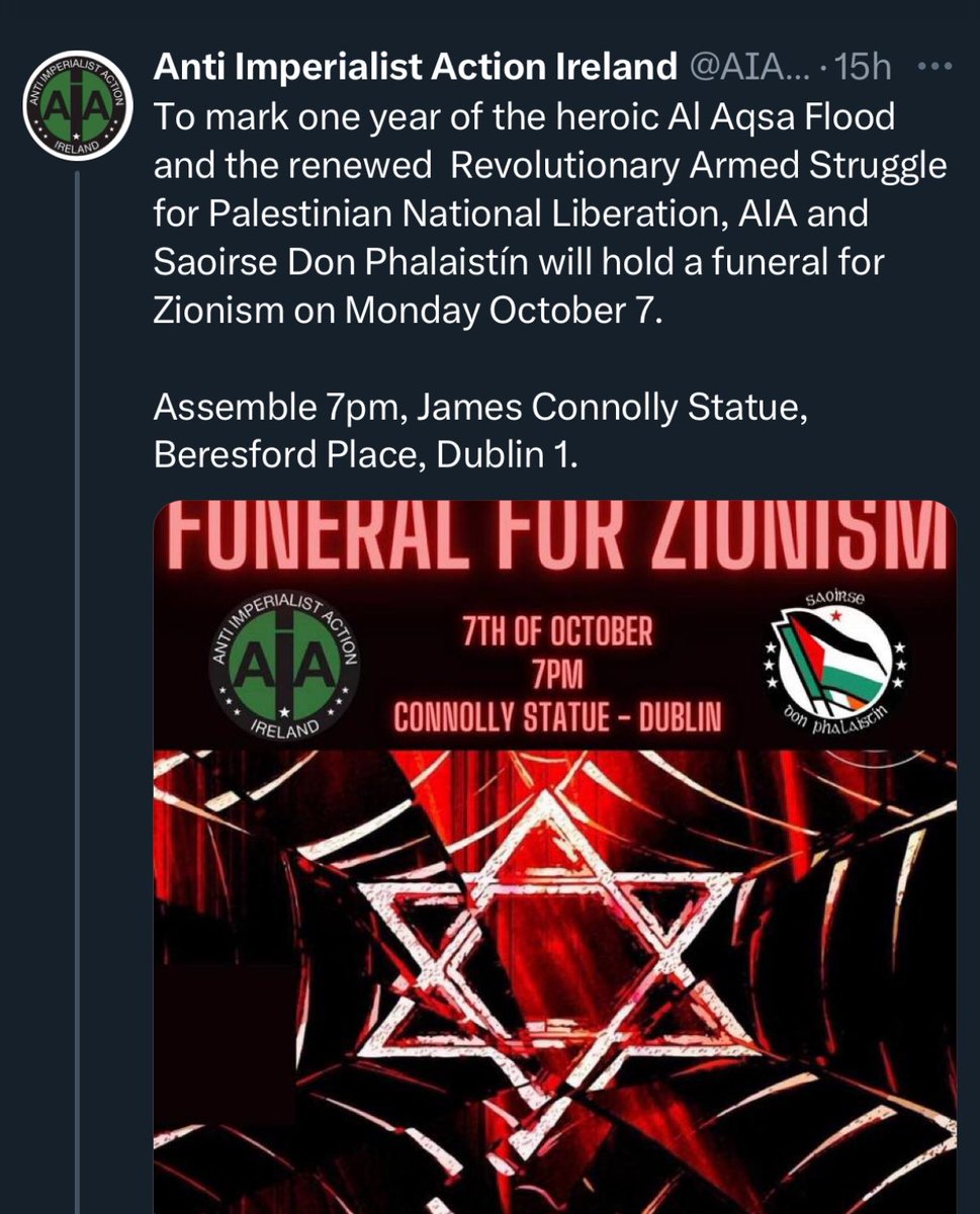KattaTheLemur's tweet image. Die antisemitische Internationale plant den #Oct7th zu einem Heldenfeiertag zu machen.
Egal wo ihr seid, lasst es nicht zu!
Stellt euch in den Weg.
Sagt Nein!