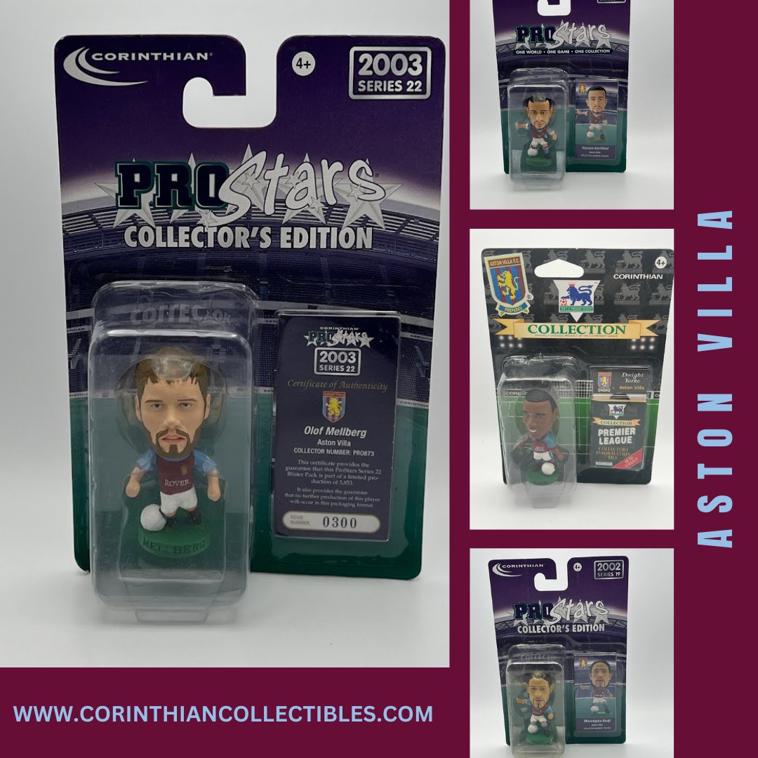 CorinthianHub's tweet photo. We have a range of Aston Villa retro figures and memorabilia.
See our range here - https://t.co/Ybb8XcjZOm
#CorinthianCommunity #AstonVilla #AVFC #Villa #Football #PremierLeague #FPL #FAPL https://t.co/59ukNV0MWL