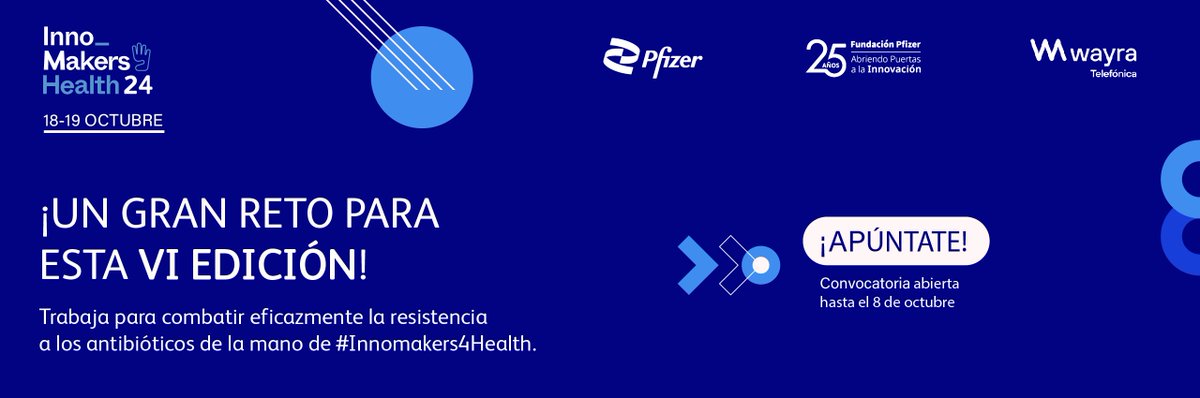 EPS-UC3M (@eps_uc3m) on Twitter photo ¿Quieres formar parte de la innovación en salud?
👇Este hackathon te interesa👇
📎VI Edición #Innomakers4Health2024
🗓️18 y 19 de octubre
Inscripciones: bit.ly/3zBzAzE
+Info: bit.ly/4dvfQvf
#changemaker #Innomakers4Health2024 <a href="/pfizer_spain/">Pfizer España</a> @WayraES <a href="/Telefonica/">Telefónica</a> ¿Quieres formar parte de la innovación en salud?
👇Este hackathon te interesa👇
📎VI Edición #Innomakers4Health2024
🗓️18 y 19 de octubre
Inscripciones: bit.ly/3zBzAzE
+Info: bit.ly/4dvfQvf
#changemaker #Innomakers4Health2024 <a href="/pfizer_spain/">Pfizer España</a> @WayraES <a href="/Telefonica/">Telefónica</a>